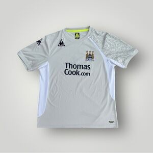Vintage Y2K 2008-2009 Manchester City Le Coq Sportif Soccer Jersey